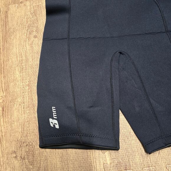 Sea-Doo 3 mm Escape Shorty Wetsuit mens Large Navy Blue Marine Surfing Swimming - Picture 12 of 16